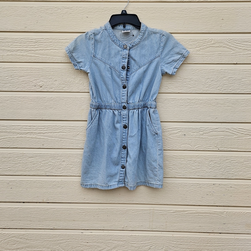 Cotton On Kids Denim Blue Casual Dress